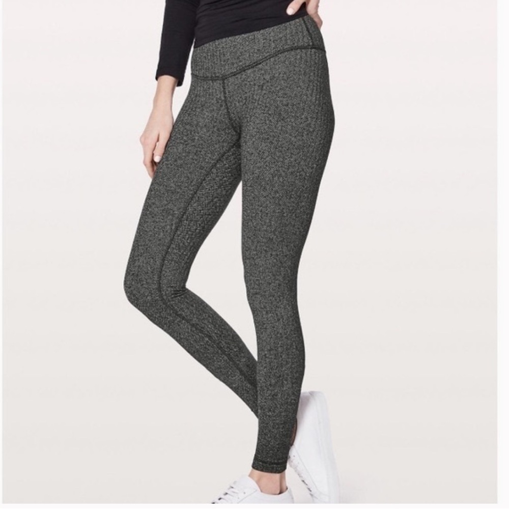 Ivivva by Lululemon Leggings Grey Pebble Color